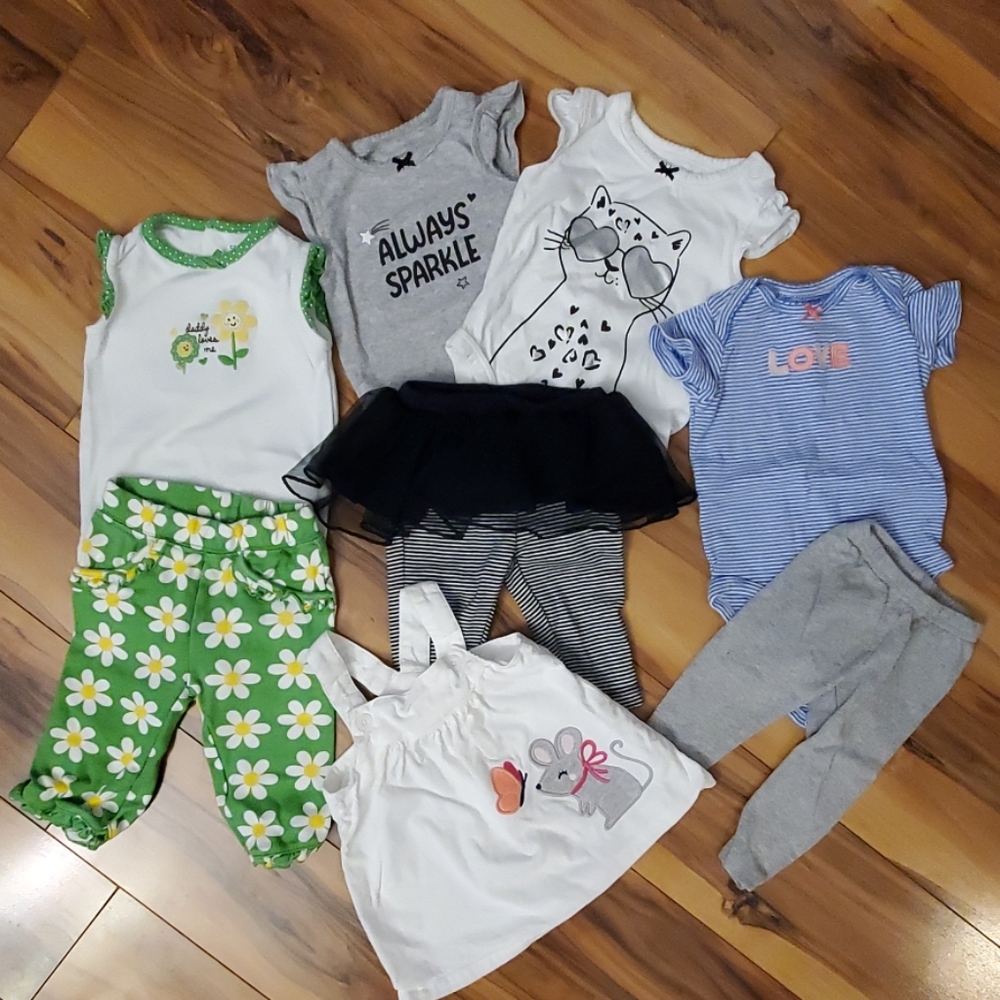 3 month summer lot girls